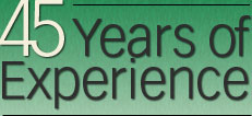 45 Years of Experience